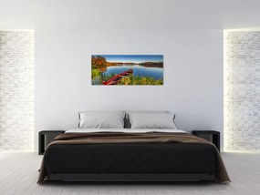 Egy piros pont képe (120x50 cm)