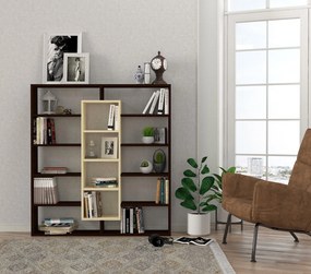 könyvespolc Ample - Birch, Wenge
