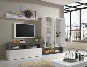 Hamburg TV állvány fehér, oxidált 277 cm