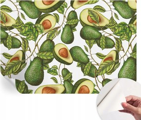Design fali fotótapéta öntapadós avokádó mintás 152x104 cm