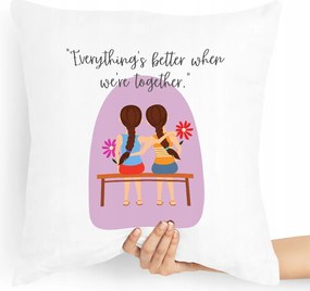 Friends Forever Baráti Párna Ajándék fényképes nyomtatással