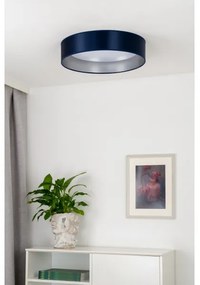 Duolla - LED Mennyezeti lámpa ROLLER LED/24W/230V átm. 45 cm kék/ezüst