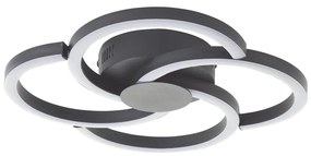 Brilliant - LED Mennyezeti lámpa FICO LED/22W/230V átm. 34 cm fekete