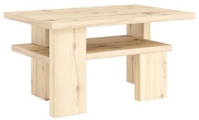 Natúr színű borovi fenyő dohányzóasztal 45x68 cm Japan – Karup Design
