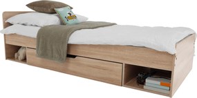 Egyszemélyes ágy 1S/90, sonoma tölgyfa, TEYO