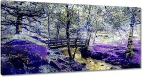 Festmények 115x55 Híd a folyó felett