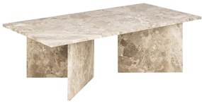 Bézs márvány dohányzóasztal 70x140 cm Vega – Actona