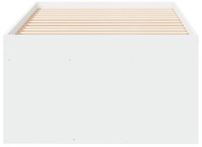 fehér kanapéágy fiókkal matrac nélkül 100x200 cm