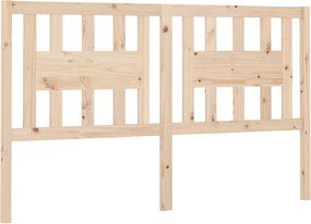 vidaXL tömör fenyőfa fejtámla 206 x 4 x 100 cm