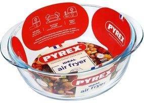 Pyrex Air Fryer kerek sütőtál 1 l, 20 x 18 x 7 cm, 1 l