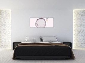 Kép - Lila minimalizmus N⁰4 (120x50 cm)