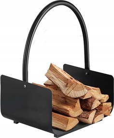 Amagabeli acél kandalló fa kosár rönktartó