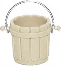 Műanyag vödör- dekorációs betlehem 1,8cm magas