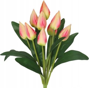 Tulipán Csokor Tulipán Művirág 45CM 9DB