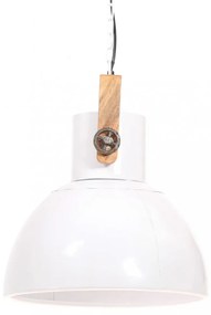 kerek fehér ipari függőlámpa 25 W 40 cm E27