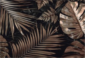 Fotótapéta Flizelin az Otthon Szobájába 3D Egzotikus levelek 152x104 Ragasztó