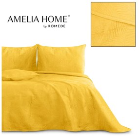 Okkersárga ágytakaró franciaágyra 200x220 cm Palsha – AmeliaHome