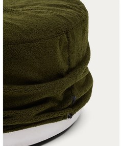 Zöld buklé puff Kaeli – Kave Home