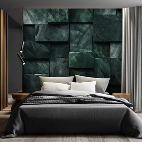 Gario Fotótapéta Zöld beton kockák Anyag: Vlies, Méret: 300 x 210 cm