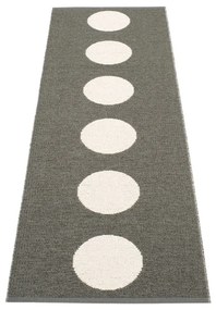 Sötétszürke kültéri-beltéri futószőnyeg 70x225 cm Vera Charcoal – Pappelina