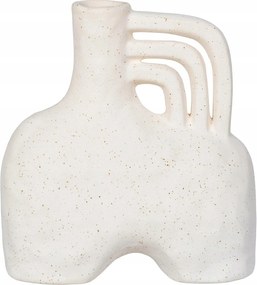 Kerámia váza Bézs