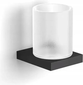 Bögretartó matt fekete, Kobe matt üveg