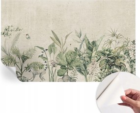 Öntapadós tapéta Fali furnér 3D hatás Trópusi dzsungel 416x254 cm