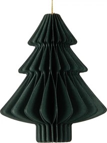 Harmonic IV zöld papír karácsonyfadísz 10 cm