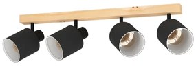 Eglo 99492 - Spotlámpa BATALLAS 4xE27/10W/230V