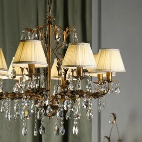 ONLI - Csillár láncon KAREN 5xE14/6W/230V bronz