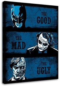 Gario Vászonkép Kollázs Batman, Joker, Harvey Dent - DDJVigo Méret: 40 x 60 cm