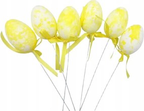 Hungarocell tojás csúcsos sárga 6 cm 6 db Húsvét