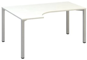 Ergonomikus íróasztal ProOffice B 180 x 120 cm, bal, fehér