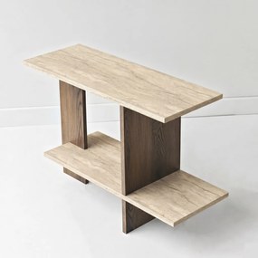 Essenziale - Travertine, Walnut