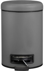 Wenko Leman pedálos szemetes 3 l, szürke, 3 l