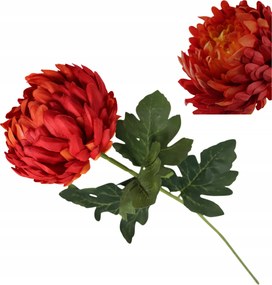 Krizantém Nagy Művirág Piros Magas RT2191 M-028 13 x 74 cm