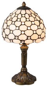 Tiffany asztali lámpa Barna Ø 21x38 cm