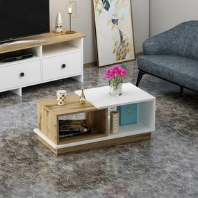 Viana White and Oak dohányzóasztal