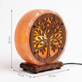Sólámpa kerek fa 5,2 kg