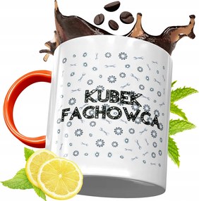 Narancssárga Bögre Építő Szakember Barkácsolónak, fényképes nyomattal