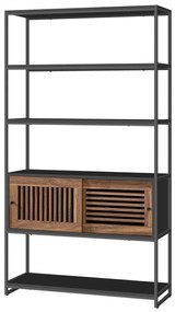 E1121 BK polisz, fém, fekete