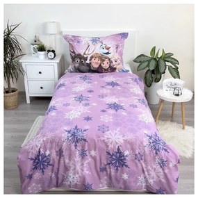 Egyszemélyes pamut gyerek ágyneműhuzat 140x200 cm Frozen – Jerry Fabrics