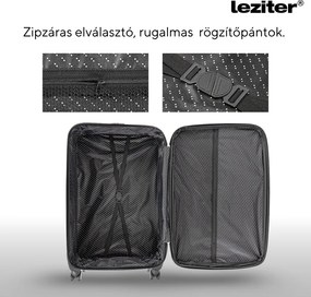 TraveLux light nagy bőrönd puha 76x50x29 cm fekete