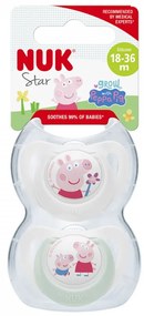 Baba cumi NUK Star Peppa Pig 18+m 2 db