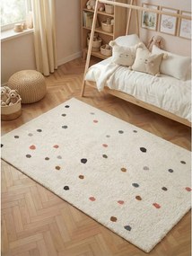 Krémszínű mosható-kézi szövésű pamut gyerek szőnyeg 140x200 cm Snuggle Pippo – Hanse Home