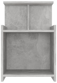 2 db betonszürke szerelt fa éjjeliszekrény 40 x 35 x 60 cm