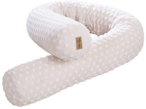 Bézs pamutkeverék rácsvédő 170 cm Frosty Almond – Roba