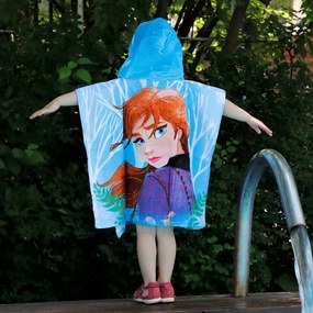 Disney Frozen/Jégvarázs 2. gyerek strandtörölköző poncsó