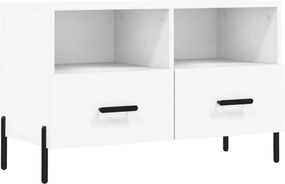 vidaXL fehér szerelt fa TV-szekrény 80 x 36 x 50 cm