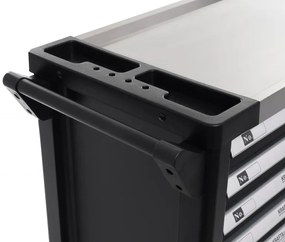 Szerszámkocsi szerszámokkal 299 db - 7 fiók + szekrény KD1068